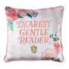 Hallmark Bridgerton Dearest Gentle Reader Throw Pillow, 18x18 2 Hallmark Bridgerton Dearest Gentle Reader Throw Pillow, 18x18 -Hallmark Store Bridgerton Pink and White Stripe Floral Throw Pillow 1PCL1059 01
