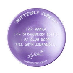 Lolita Butterfly Jubilee Handpainted Wine Glass, 15 Oz. 9 Lolita Butterfly Jubilee Handpainted Wine Glass, 15 Oz. -Hallmark Store Butterfly Jubilee Handpainted Wine Glass 6013099 04