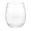 Hallmark Candles And Frosting Embossed Stemless Wine Glass, 17 Oz. 1 Hallmark Candles And Frosting Embossed Stemless Wine Glass, 17 Oz. -Hallmark Store Candles and Frosting Embossed Stemless Wine Glass 1BIR1304 01