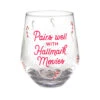 Hallmark Channel Pairs Well With Hallmark Movies Stemless Wine Glass, 14.5 Oz.