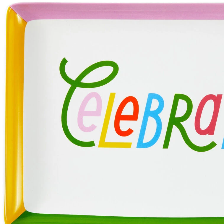 Hallmark Celebrate Serving Tray 6 Hallmark Celebrate Serving Tray - Image 4