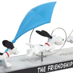 Hallmark Peanuts® 75th Anniversary Friendship Of A Lifetime Limited Edition Charlie Brown And Snoopy Figurine, 4.25" -Hallmark Store Charlie Brown and Snoopy Ink Well Desk Accessory 1PAJ4700 03