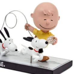 Hallmark Peanuts® 75th Anniversary Friendship Of A Lifetime Limited Edition Charlie Brown And Snoopy Figurine, 4.25" -Hallmark Store Charlie Brown and Snoopy Ink Well Desk Accessory 1PAJ4700 04