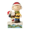 Enesco Jim Shore Peanuts Charlie Brown And Snoopy Wrapped In Scarf Figurine, 6" 1 Enesco Jim Shore Peanuts Charlie Brown And Snoopy Wrapped In Scarf Figurine, 6" -Hallmark Store Charlie Brown and Snoopy Sharing Scarf Figurine 6017237 01