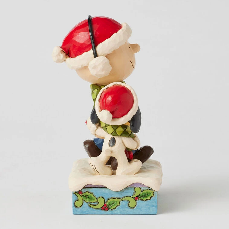 Enesco Jim Shore Peanuts Charlie Brown And Snoopy Wrapped In Scarf Figurine, 6" 8 Enesco Jim Shore Peanuts Charlie Brown And Snoopy Wrapped In Scarf Figurine, 6" - Image 6