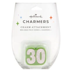 Hallmark Charmers 30th Birthday Silicone Charm -Hallmark Store Charmers 30th Birthday Silicone Charm 1ICN1023 06