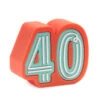 Hallmark Charmers 40th Birthday Silicone Charm -Hallmark Store Charmers 40th Birthday Silicone Charm 1ICN1024 01
