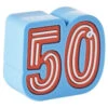 Hallmark Charmers 50th Birthday Silicone Charm -Hallmark Store Charmers 50th Birthday Silicone Charm 1ICN1025 01