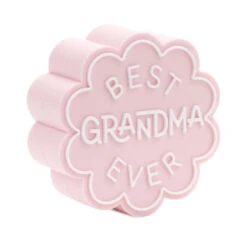 Hallmark Charmers Best Grandma Ever Pink Silicone Charm