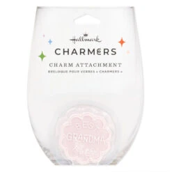 Hallmark Charmers Best Grandma Ever Pink Silicone Charm -Hallmark Store Charmers Best Grandma Ever Pink Silicone Charm 1ICN1004 06