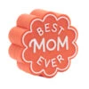 Hallmark Charmers Best Mom Ever Coral Silicone Charm -Hallmark Store Charmers Best Mom Ever Coral Silicone Charm 1ICN1003 01