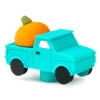 Hallmark Charmers Blue Truck With Pumpkin Silicone Charm, 1.5" H