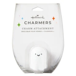 Hallmark Charmers Ghost Silicone Charm, 1.8" H -Hallmark Store Charmers Ghost Silicone Charm 1ICN1053 06