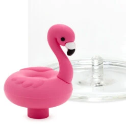 Hallmark Charmers Pink Flamingo Silicone Charm -Hallmark Store Charmers Pink Flamingo Silicone Charm 1ICN1008 04