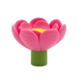 Hallmark Charmers Pink Flower Silicone Charm