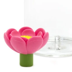 Hallmark Charmers Pink Flower Silicone Charm -Hallmark Store Charmers Pink Flower Silicone Charm 1ICN1005 04