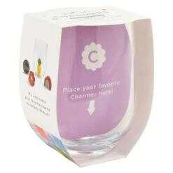 Hallmark Charmers Plastic Stemless Contour Glass, 19.5 Oz. 9 Hallmark Charmers Plastic Stemless Contour Glass, 19.5 Oz. -Hallmark Store Charmers Plastic Stemless Wine Glass 1ICN1042 05