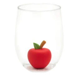 Hallmark Charmers Red Apple Silicone Charm -Hallmark Store Charmers Red Apple Silicone Charm 1ICN1015 05