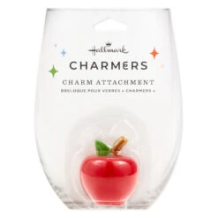 Hallmark Charmers Red Apple Silicone Charm -Hallmark Store Charmers Red Apple Silicone Charm 1ICN1015 06