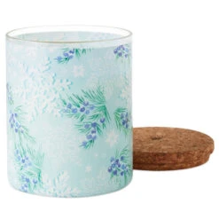 Hallmark Chilled Mint And Vanilla Scented 2-Wick Jar Candle, 14.5 Oz. -Hallmark Store Chilled Mint and Vanilla Scented Jar Candle 1CND1012 03