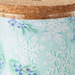 Hallmark Chilled Mint And Vanilla Scented 2-Wick Jar Candle, 14.5 Oz. -Hallmark Store Chilled Mint and Vanilla Scented Jar Candle 1CND1012 04