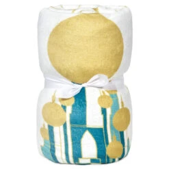 Hallmark Disney Princess Castles Throw Blanket, 50x60 13 Hallmark Disney Princess Castles Throw Blanket, 50x60 -Hallmark Store Cinderella Ariel Belle and Jasmine Castles Blanket 1DYG2133 06