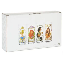Hallmark Disney Princess Drinking Glasses, Set Of 4 9 Hallmark Disney Princess Drinking Glasses, Set Of 4 -Hallmark Store Cinderella Ariel Belle and Jasmine Juice Glasses 1DYG2134 04