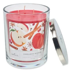Cinnamon Wishes Scented 3-Wick Candle, 16 Oz. 7 Cinnamon Wishes Scented 3-Wick Candle, 16 Oz. -Hallmark Store Cinnamon and Chai 3Wick Jar Candle HMCNMN 03