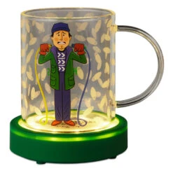 Hallmark National Lampoon's Christmas Vacation™ Clark Griswold Glass Mug With Light And Sound Base, 13 Oz. -Hallmark Store Clark Griswold Mug and Lightup Base With Sound 1XKT6144 03