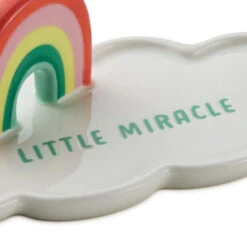 Hallmark Little Miracle Rainbow And Cloud Nursery Decor 8 Hallmark Little Miracle Rainbow And Cloud Nursery Decor -Hallmark Store CloudShaped Figurine With Sculpted Rainbow 1BBY5006 03