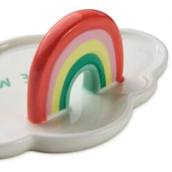 Hallmark Little Miracle Rainbow And Cloud Nursery Decor 9 Hallmark Little Miracle Rainbow And Cloud Nursery Decor -Hallmark Store CloudShaped Figurine With Sculpted Rainbow 1BBY5006 04