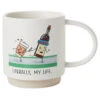 Hallmark Coffee And Wine Relay Funny Mug, 16 Oz. 2 Hallmark Coffee And Wine Relay Funny Mug, 16 Oz. -Hallmark Store Coffee And Wine Relay Funny Mug 1MUG3572 01
