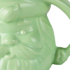 Hallmark Mint Green Sculpted Santa Mug, 8 Oz. -Hallmark Store ColorDipped Shaped Santa Mug in Mint Green 1XKT8027 04