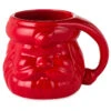 Hallmark Red Sculpted Santa Mug, 8 Oz. -Hallmark Store ColorDipped Shaped Santa Mug in Red 1XKT8029 01