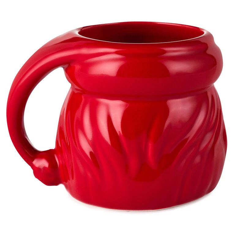 Hallmark Red Sculpted Santa Mug, 8 Oz. 4 Hallmark Red Sculpted Santa Mug, 8 Oz. - Image 2
