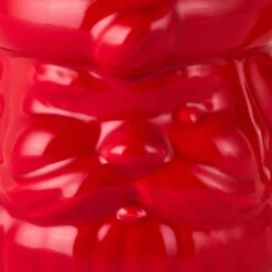 Hallmark Red Sculpted Santa Mug, 8 Oz. 8 Hallmark Red Sculpted Santa Mug, 8 Oz. -Hallmark Store ColorDipped Shaped Santa Mug in Red 1XKT8029 03