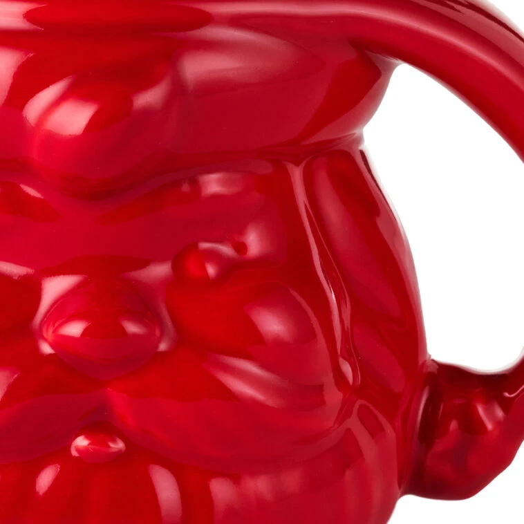 Hallmark Red Sculpted Santa Mug, 8 Oz. 6 Hallmark Red Sculpted Santa Mug, 8 Oz. - Image 4