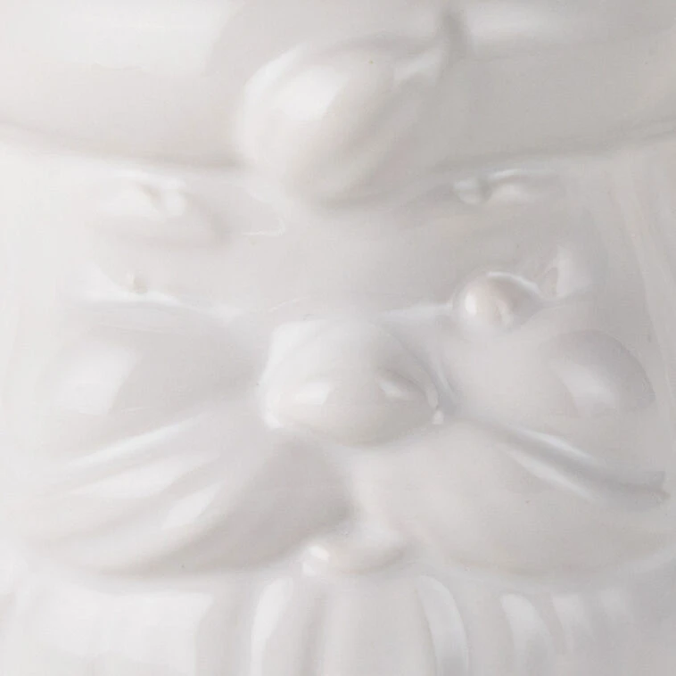 Hallmark White Sculpted Santa Mug, 8 Oz. 5 Hallmark White Sculpted Santa Mug, 8 Oz. - Image 3