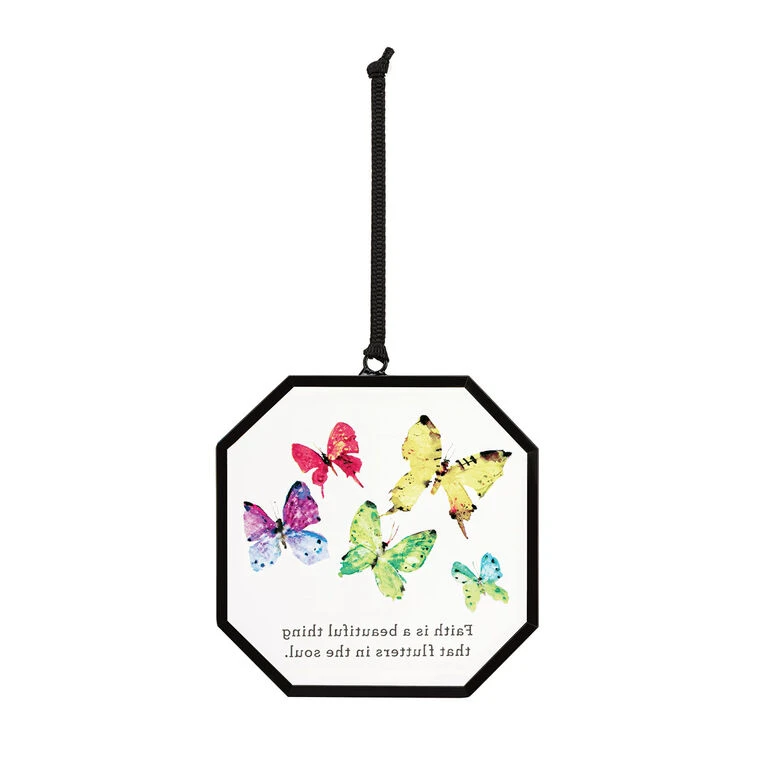 Demdaco Dean Crouser Flock Of Butterflies Suncatcher 4 Demdaco Dean Crouser Flock Of Butterflies Suncatcher - Image 2