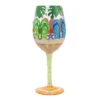 Lolita Stuck In Sand Handpainted Wine Glass, 15 Oz.