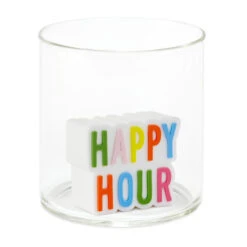 Hallmark Charmers Happy Hour Silicone Charm, 1.3" H -Hallmark Store Colorful Happy Hour Silicone Drink Charm 1ICN1046 03