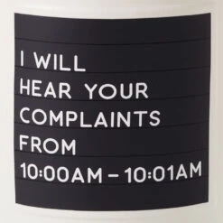 Hallmark Complaints Funny Mug, 16 Oz. -Hallmark Store Complaints Funny Mug 1MUG3598 03