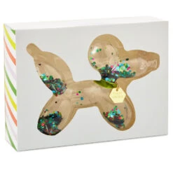 Hallmark Confetti-Filled Glass Balloon Dog 11 Hallmark Confetti-Filled Glass Balloon Dog -Hallmark Store ConfettiFilled Glass Balloon Dog 1BIR1307 05