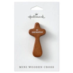 Hallmark Confirmation Mini Comfort Cross, 2.25" -Hallmark Store Confirmation Mini Comfort Cross for Pocket 1FAI1307 04