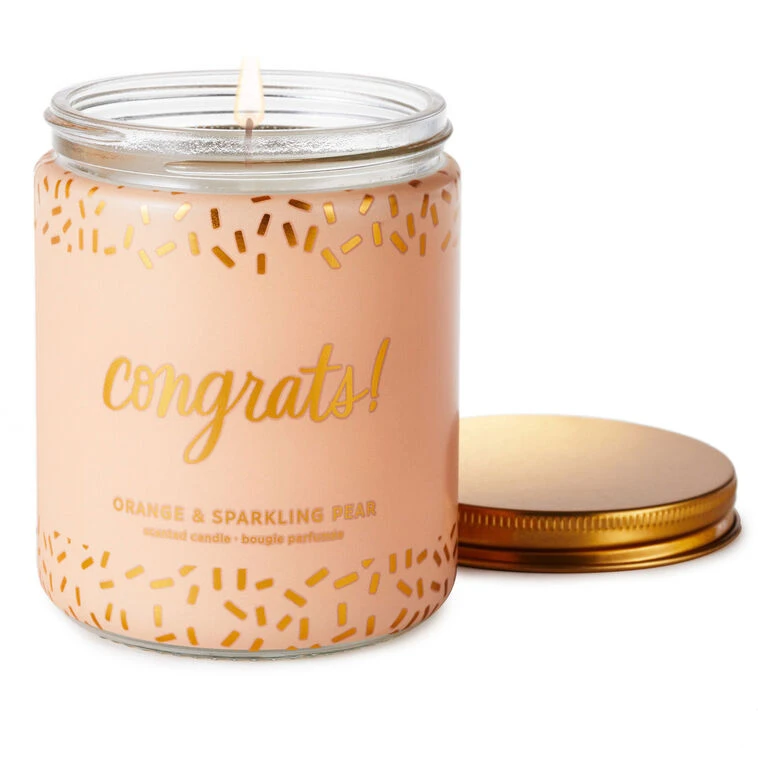 Hallmark Congrats! Scented Single-Wick Jar Candle, 7 Oz. 4 Hallmark Congrats! Scented Single-Wick Jar Candle, 7 Oz. - Image 2