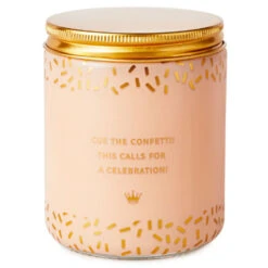 Hallmark Congrats! Scented Single-Wick Jar Candle, 7 Oz. 10 Hallmark Congrats! Scented Single-Wick Jar Candle, 7 Oz. -Hallmark Store Congrats Orange and Pear Scented Jar Candle 1FCD1012 03