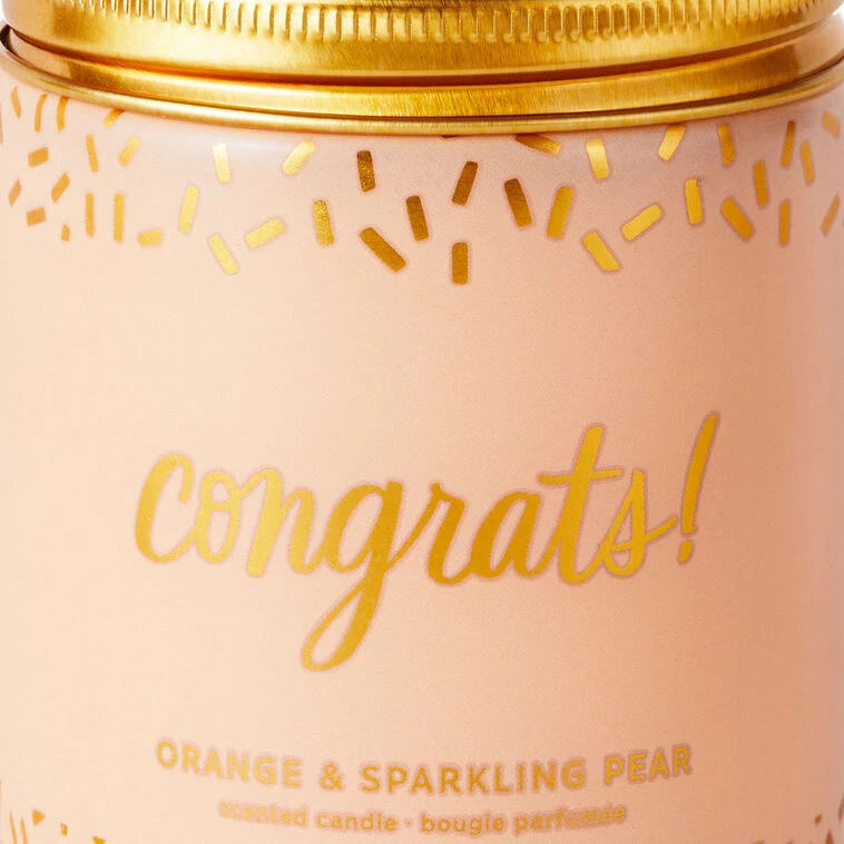 Hallmark Congrats! Scented Single-Wick Jar Candle, 7 Oz. 6 Hallmark Congrats! Scented Single-Wick Jar Candle, 7 Oz. - Image 4