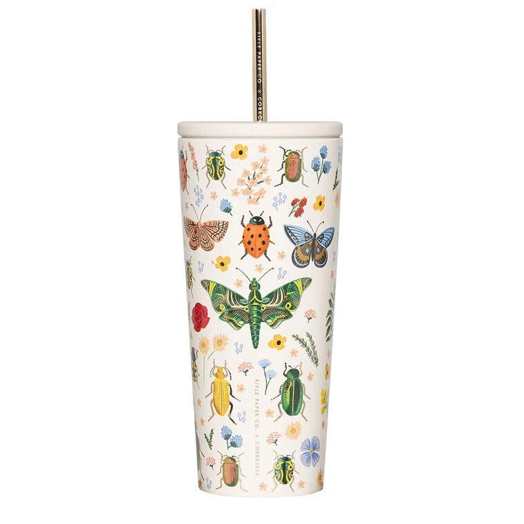 Corkcicle Rifle Paper Co. Curio Stainless Steel Cold Cup, 24 Oz. 3 Corkcicle Rifle Paper Co. Curio Stainless Steel Cold Cup, 24 Oz.