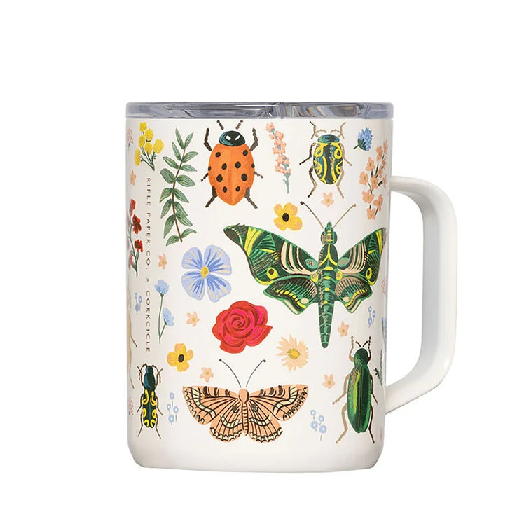 Corkcicle Rifle Paper Co. Curio Stainless Steel Travel Mug, 16 Oz. 4 Corkcicle Rifle Paper Co. Curio Stainless Steel Travel Mug, 16 Oz. - Image 2