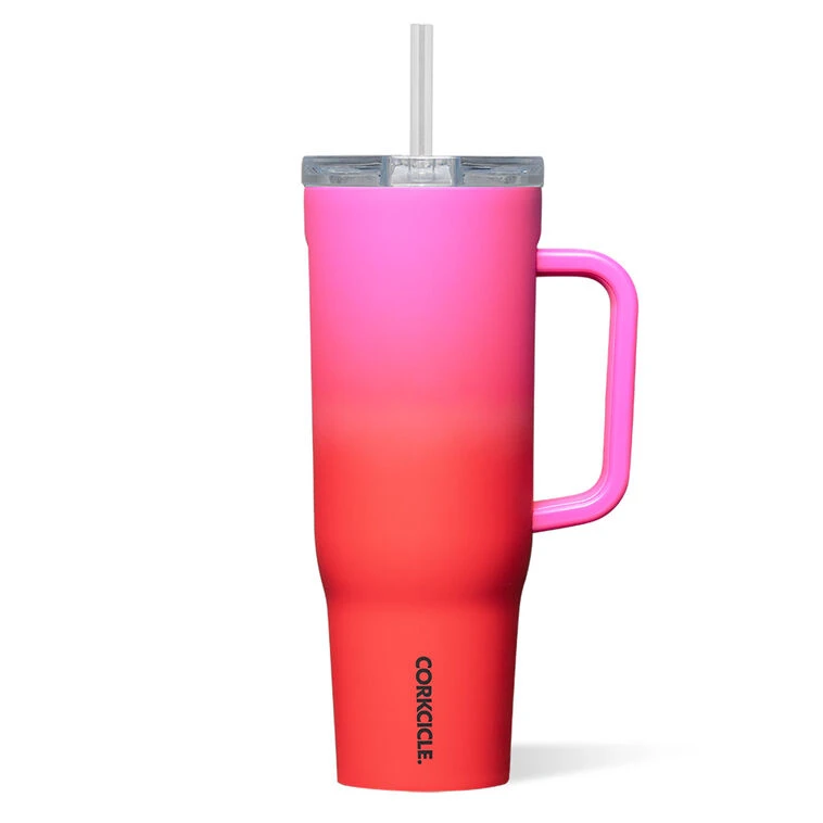 Corkcicle Sangria Cruiser Insulated Tumbler With Handle 40 Oz. 3 Corkcicle Sangria Cruiser Insulated Tumbler With Handle 40 Oz.